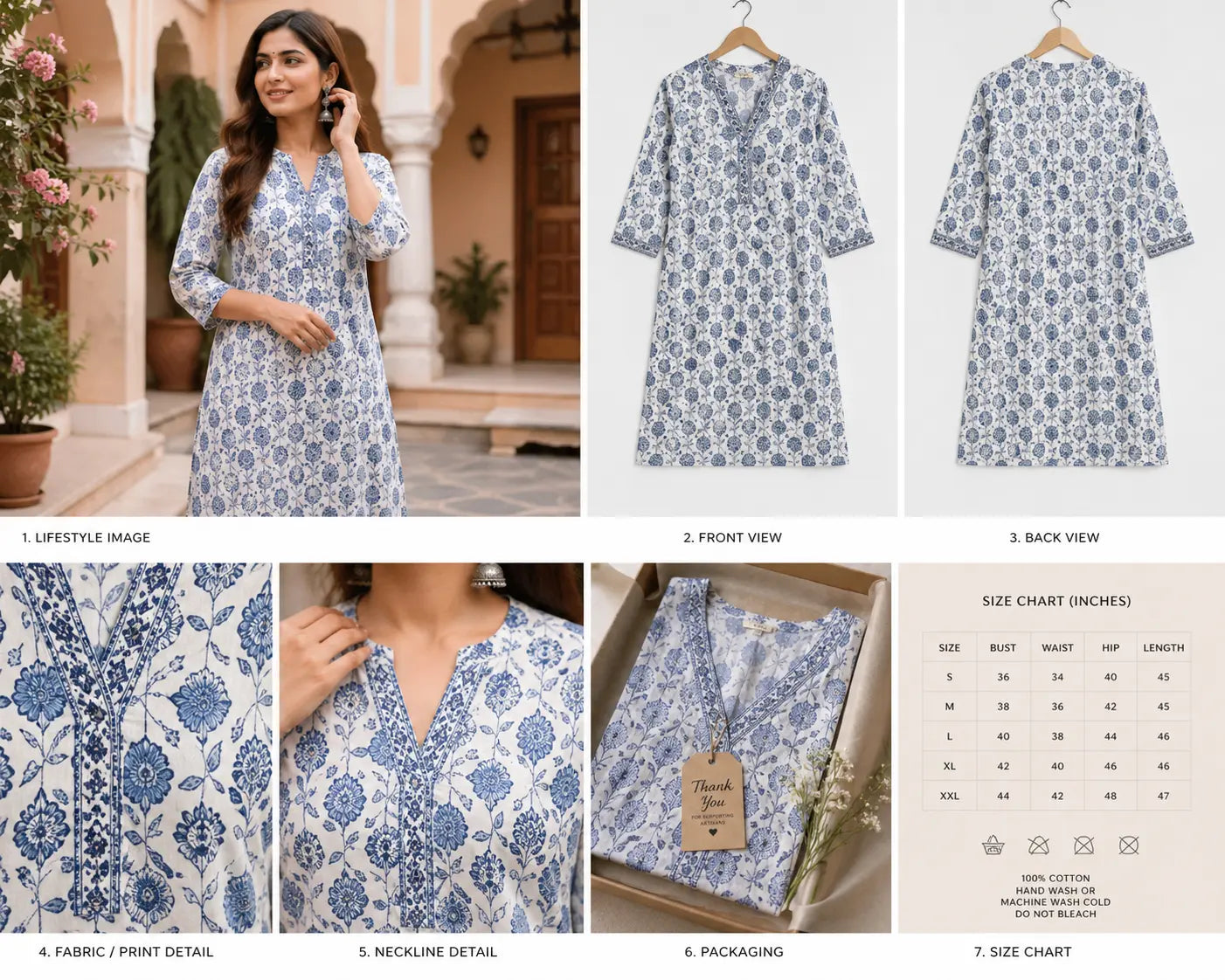 Best Cotton Kurtis for Summer in India 2026 | Jaipur Print Fashion Guide RetroFashion