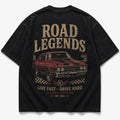 Handmade Cotton Oversized T-Shirt — Vintage Retro Streetwear Retro Fashion