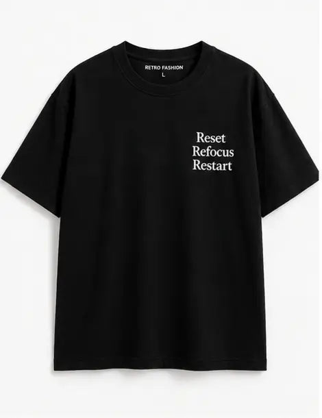 Oversized Cotton T-Shirt for Men — Lightweight Summer Wear India RetroFashion